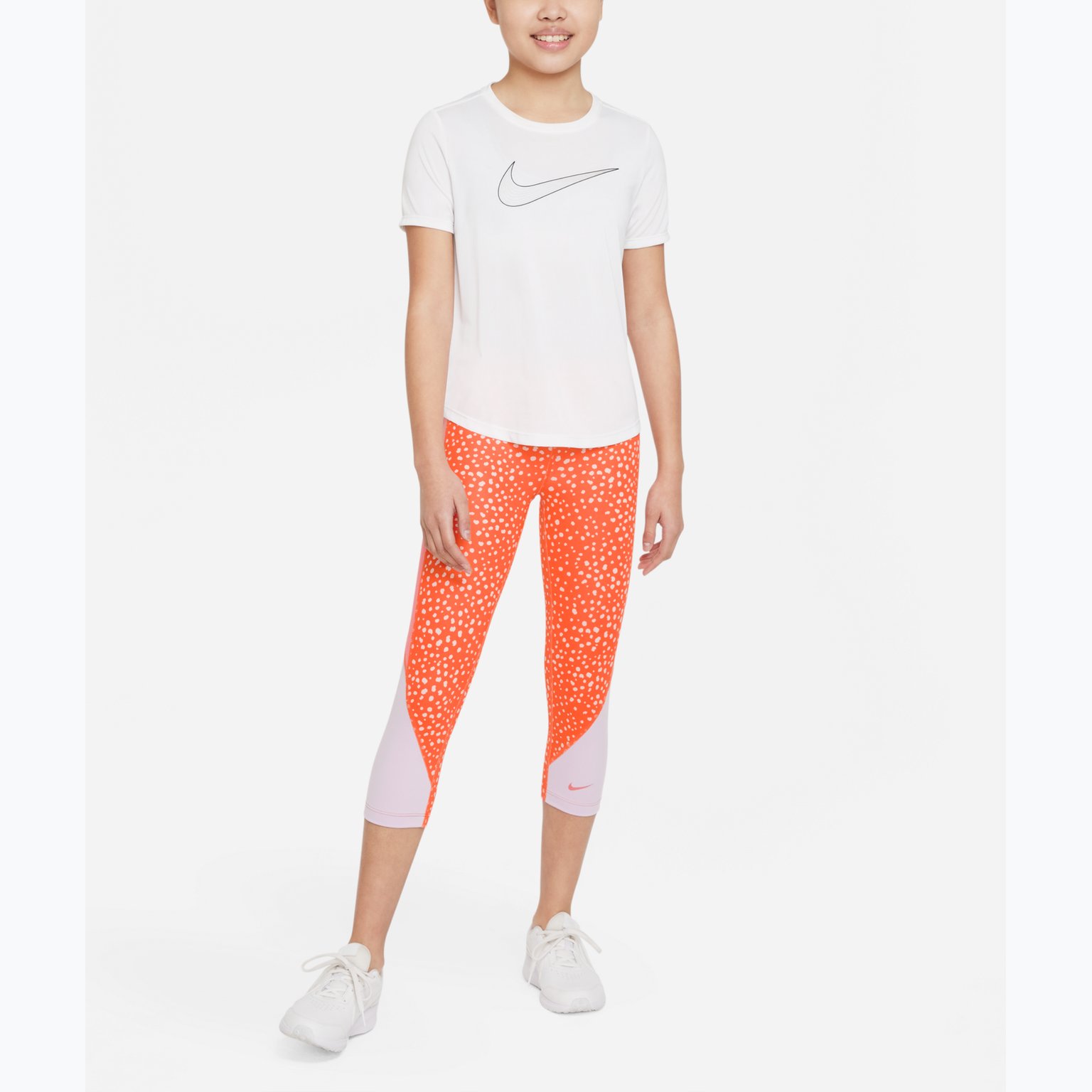 Nike Dri-FIT One JR träningstights Orange