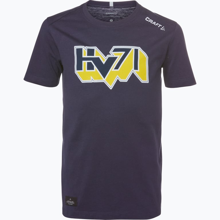 HV71 Logo Jr T-shirt Blå