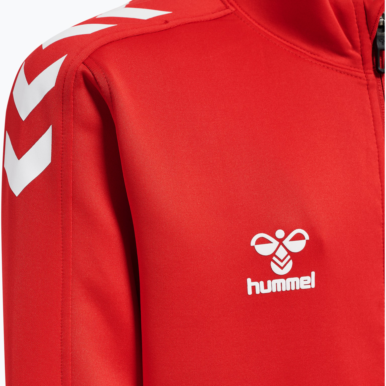 Hummel Core XK Poly Zip Jr Tröja Röd