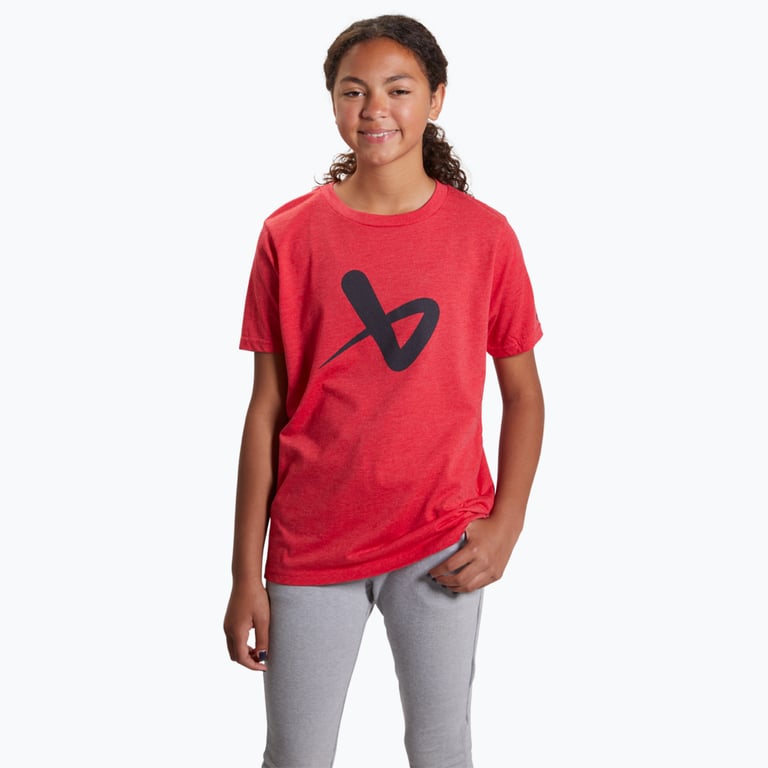 Bauer Hockey Core B Crew YTH t-shirt Röd