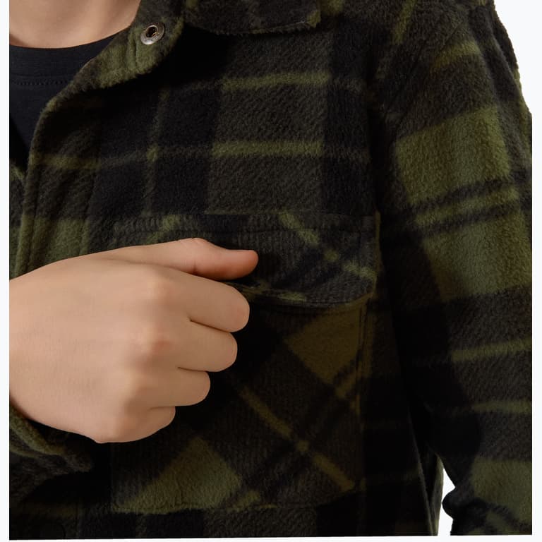 McKinley Wood Fleece JR skjorta Grön