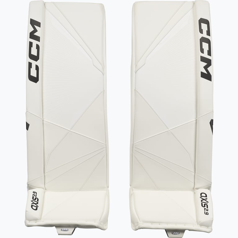 CCM Hockey Axis 2.9 INT målvaktsbenskydd Vit