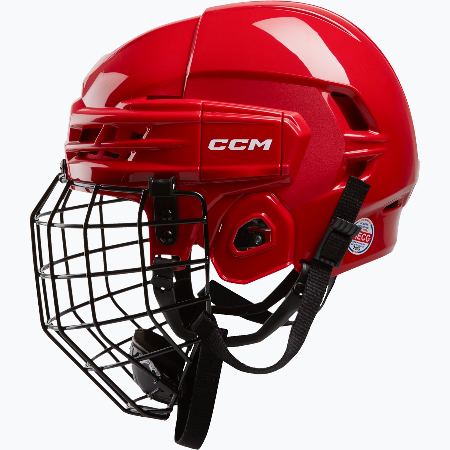 CCM Hockey Tacks 70 HTC SR hockeyhjälm Röd