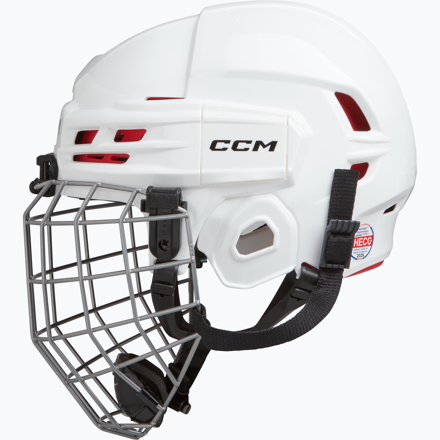 CCM Hockey Tacks 70 HTC YTH hockeyhjälm Vit