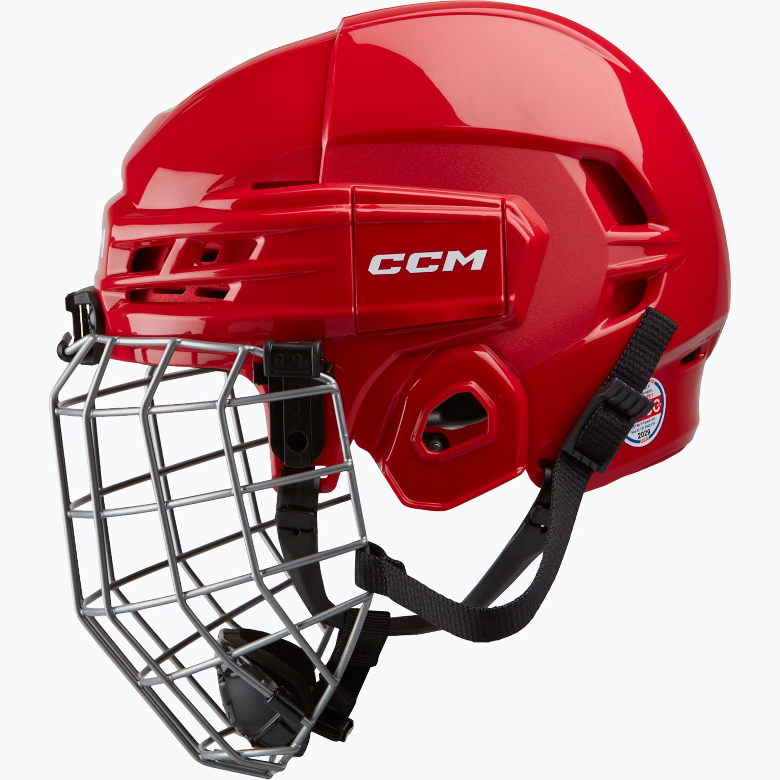 CCM Hockey Tacks 70 HTC YTH hockeyhjälm Röd