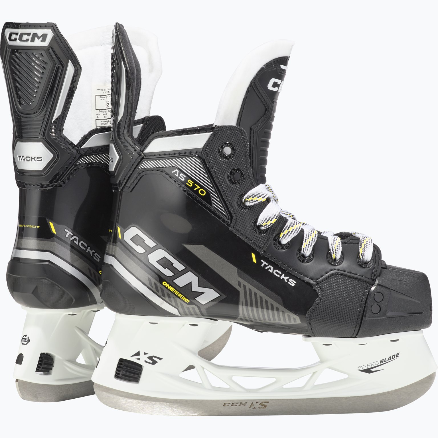 CCM Hockey Tacks AS 570 JR hockeyskridskor Svart