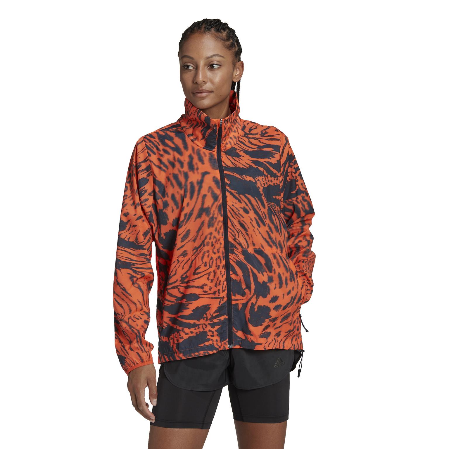 adidas Fast AOP löparjacka Orange