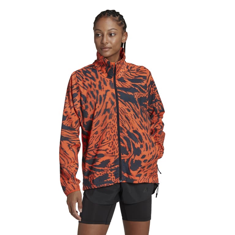 adidas Fast AOP löparjacka Orange
