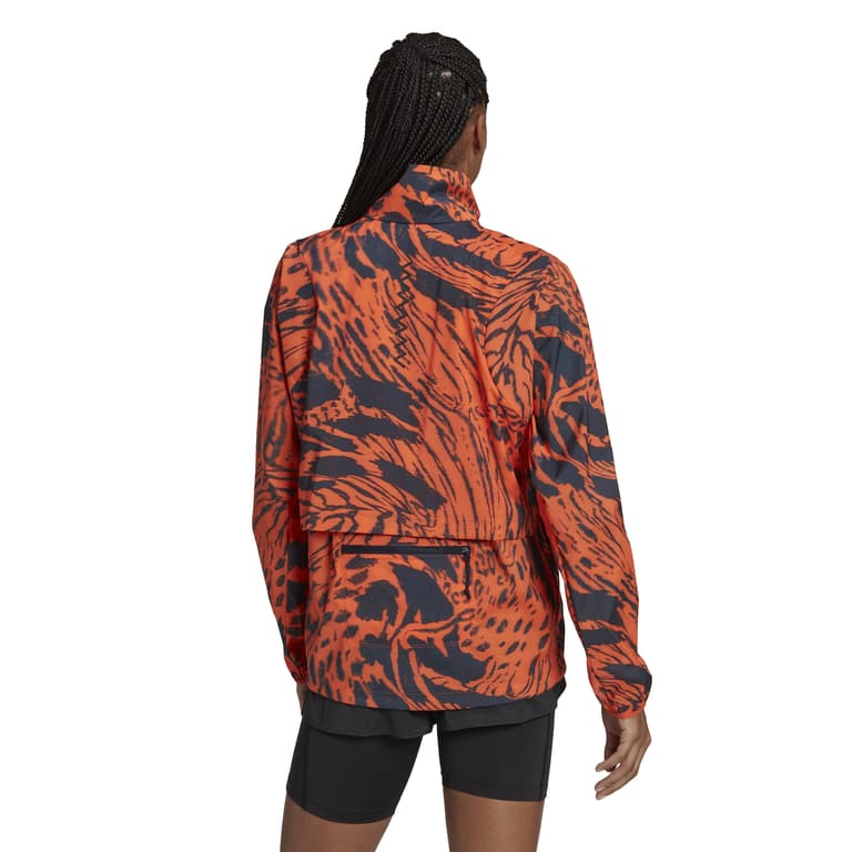 adidas Fast AOP löparjacka Orange