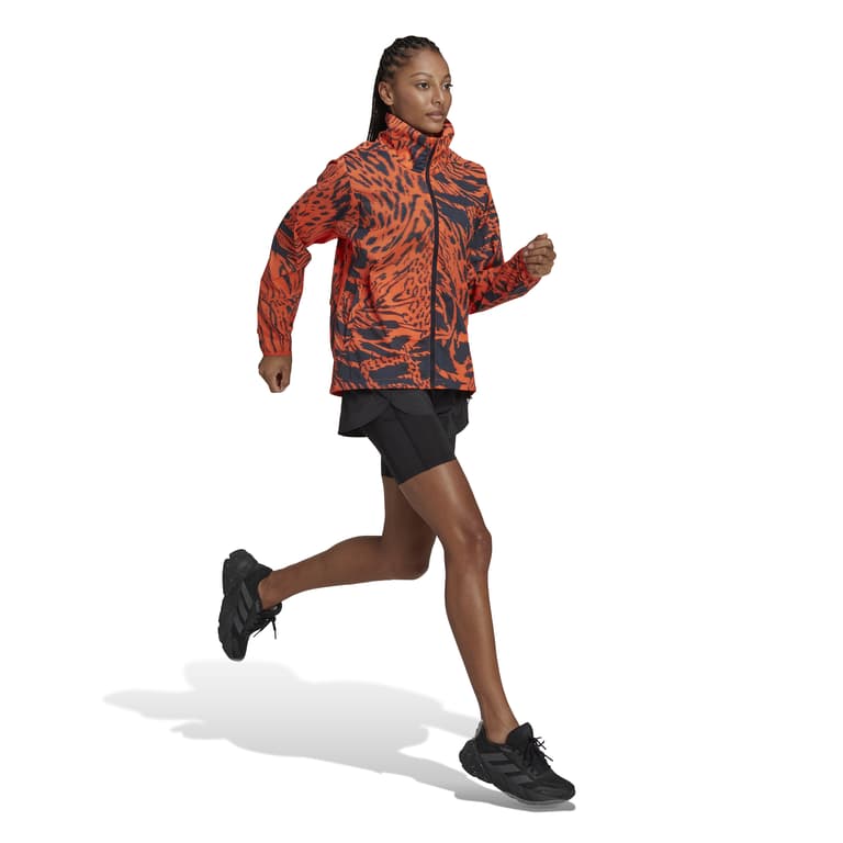 adidas Fast AOP löparjacka Orange