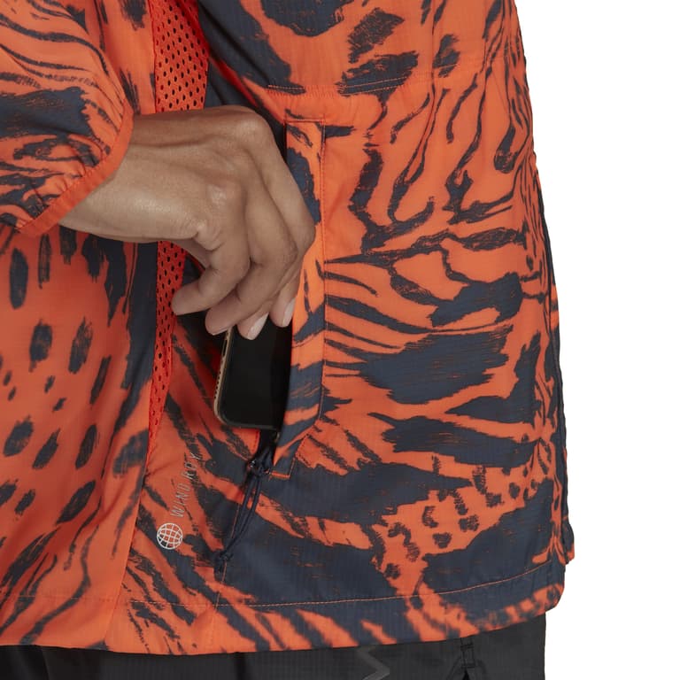 adidas Fast AOP löparjacka Orange