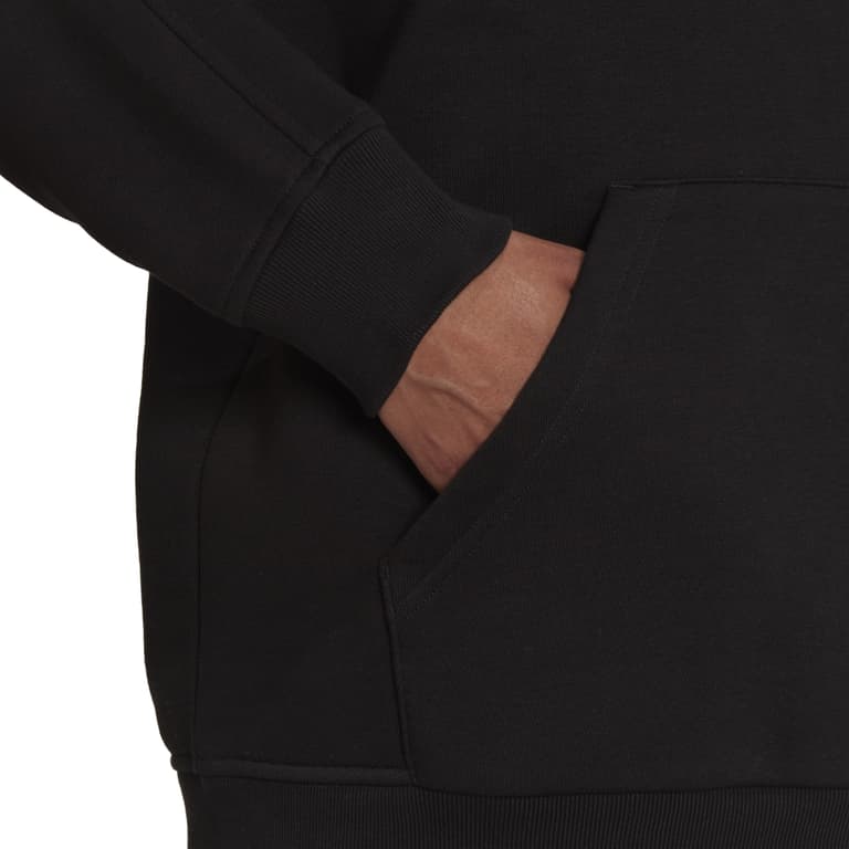adidas All SZN Fleece Boyfriend huvtröja Svart