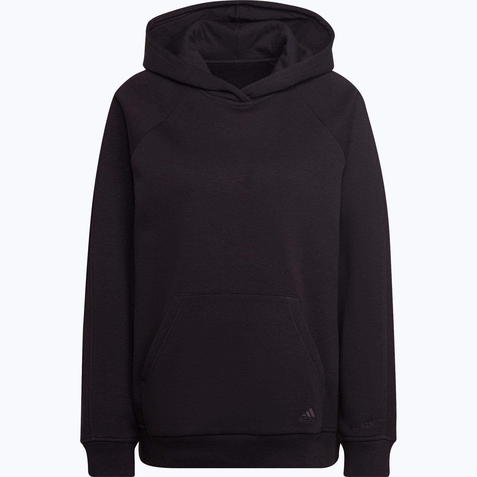 adidas All SZN Fleece Boyfriend huvtröja Svart