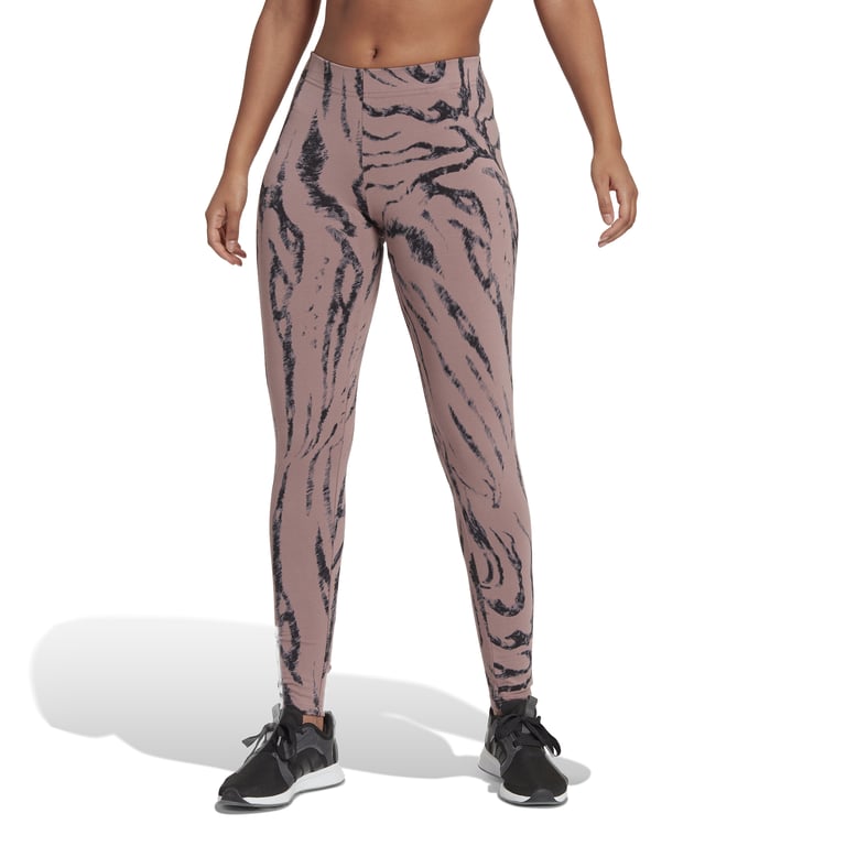 adidas Future Icons Animal Print leggings Lila