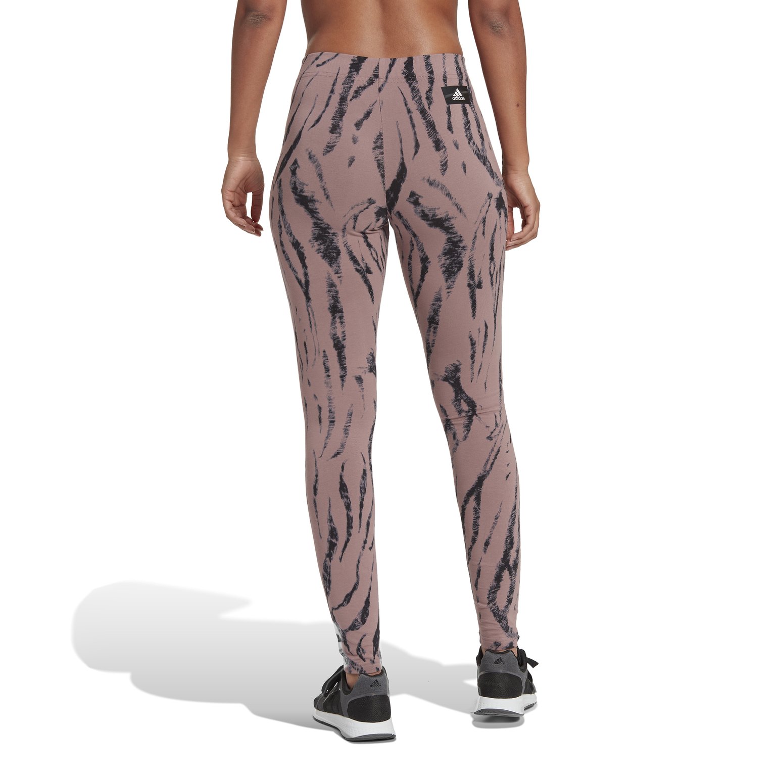 adidas Future Icons Animal Print leggings Lila