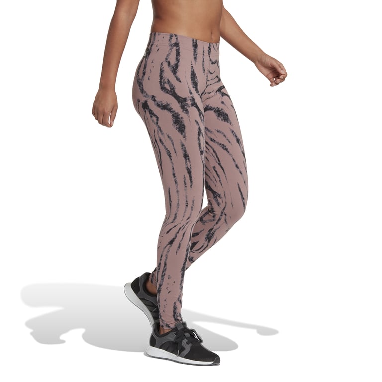 adidas Future Icons Animal Print leggings Lila