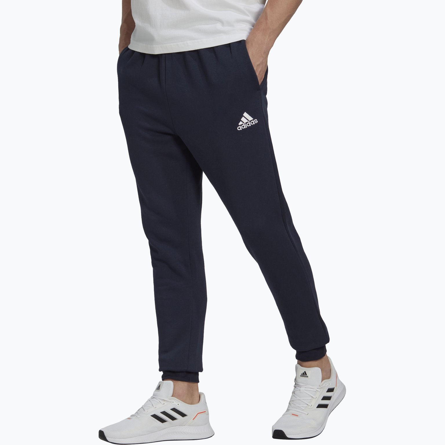 adidas Essentials Feelcozy Fleece M mjukisbyxor Blå