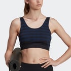 färgalternativ för Blå adidas Marimekko Light-Support Aeroknit sport-BH