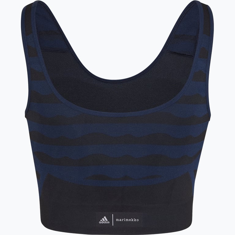 adidas Marimekko Light-Support Aeroknit sport-BH Blå