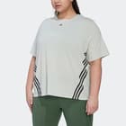 förhandsvisning ikon 1 för adidas Icons 3-Stripes Plus Size träningst-shirt Grön