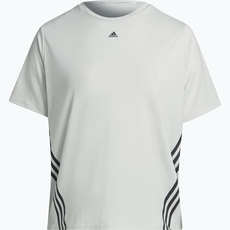 adidas Icons 3-Stripes Plus Size träningst-shirt Grön