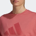 förhandsvisning ikon 4 för adidas 3 Bar träningst-shirt Rosa