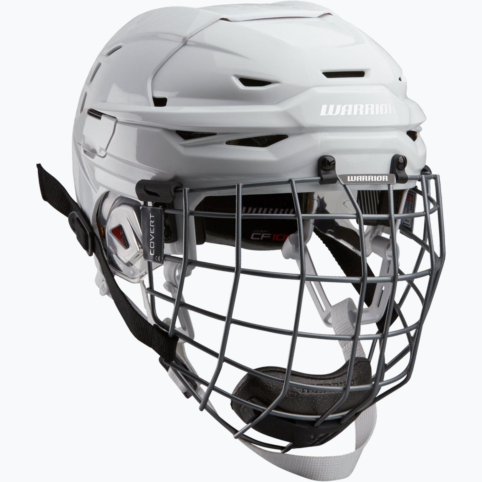 Warrior Hockey Covert CF 100 Combo hockeyhjälm Röd