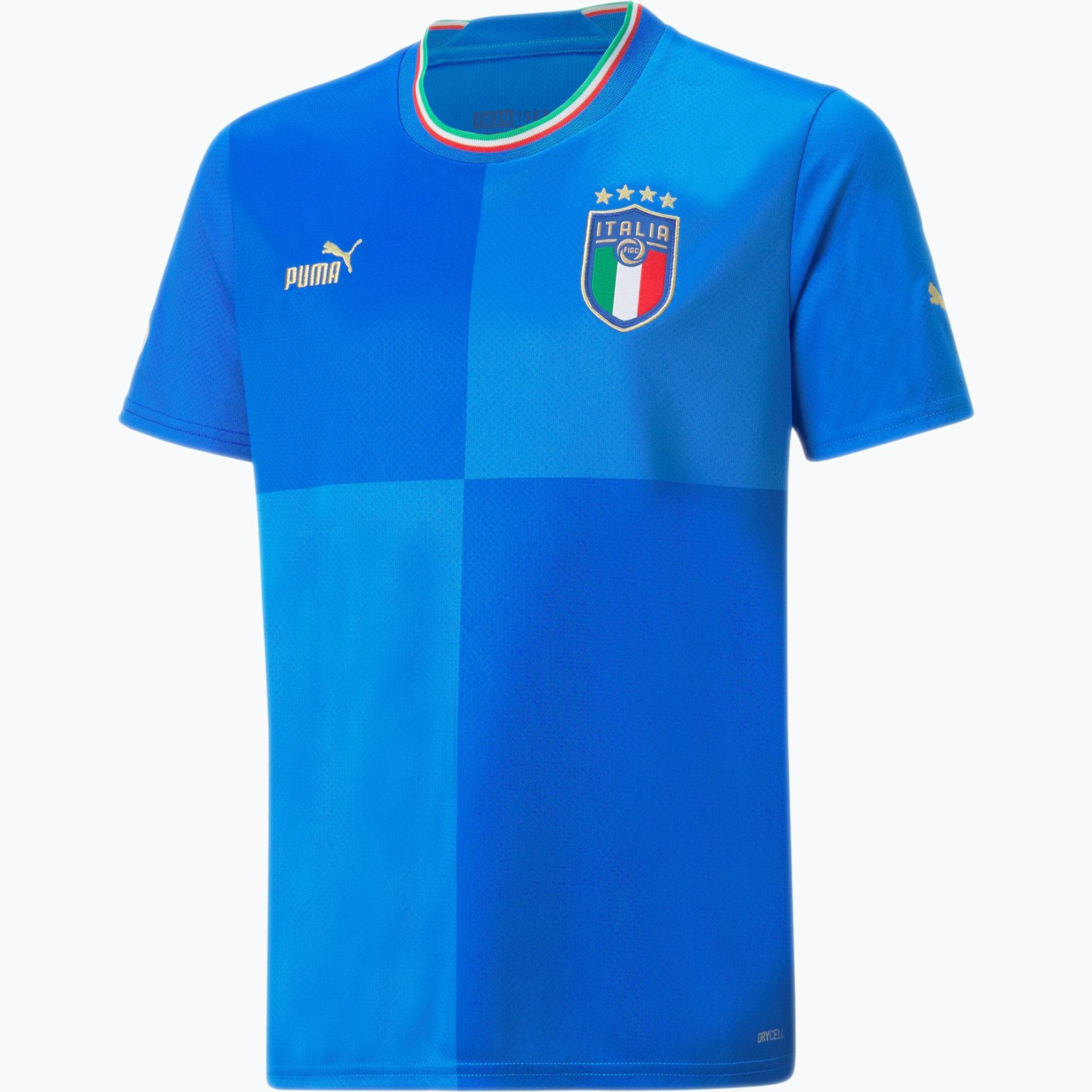 Puma Italy Home 22/23 Replica JR matchtröja Blå