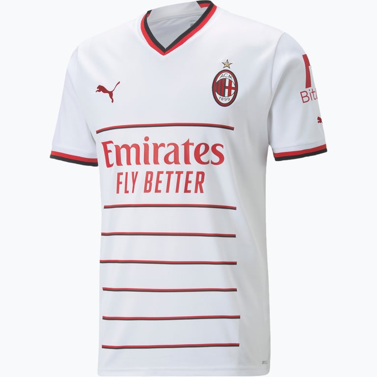 Puma AC Milan Away 22/23 Replica matchtröja Vit