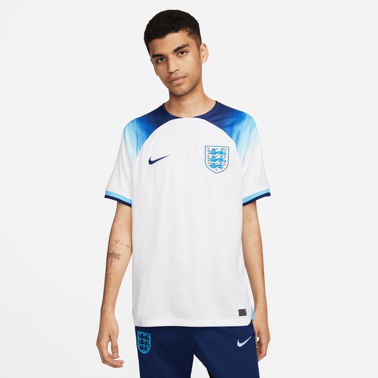 Nike England 2022/23 Stadium Home M matchtröja Vit