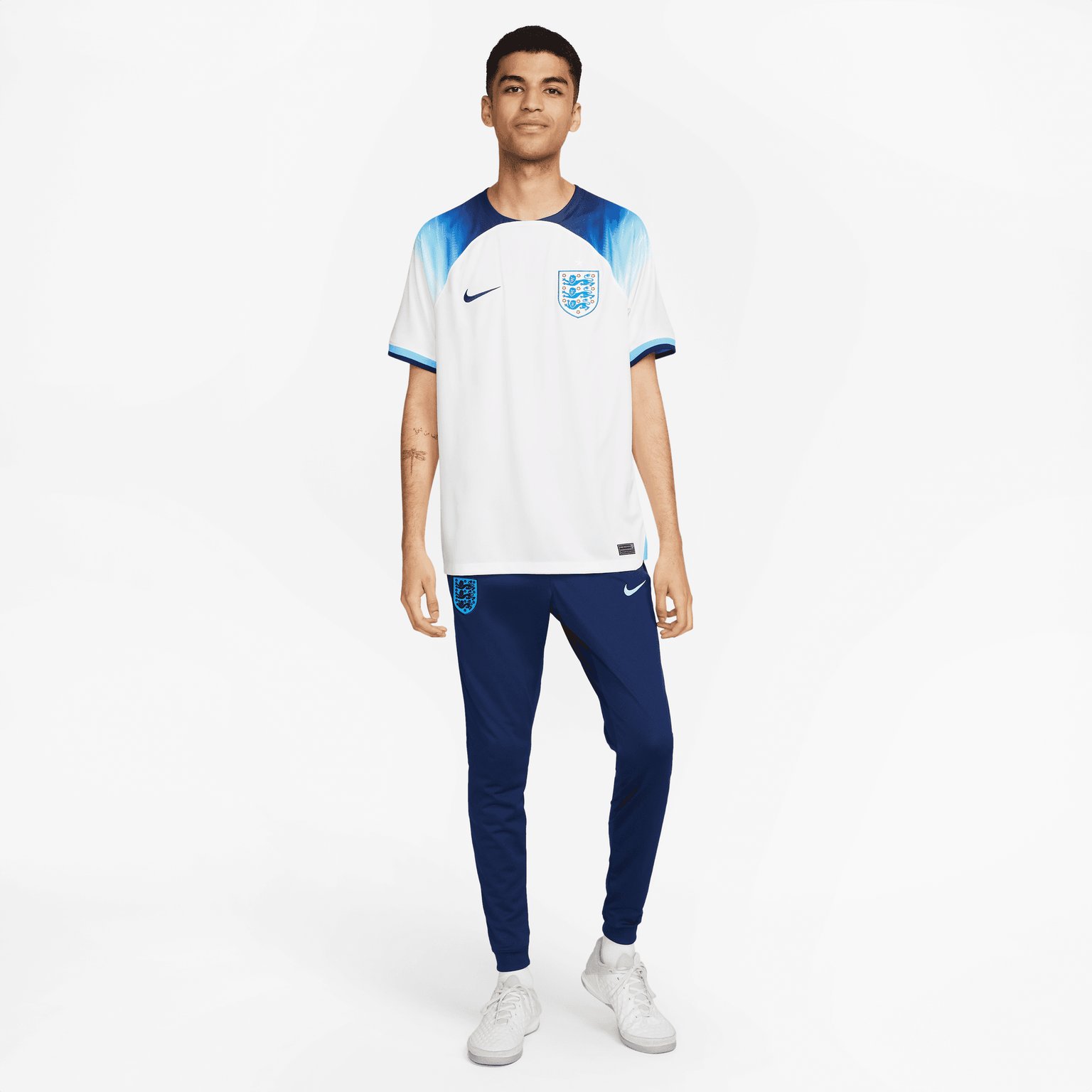 Nike England 2022/23 Stadium Home M matchtröja Vit