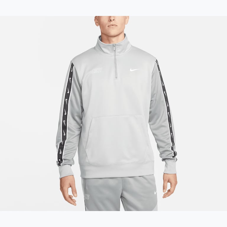 Nike Repeat 1/2 Zip M tröja Grå