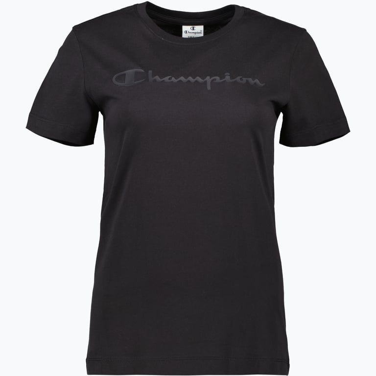 Champion Big Script Logo W t-shirt Svart