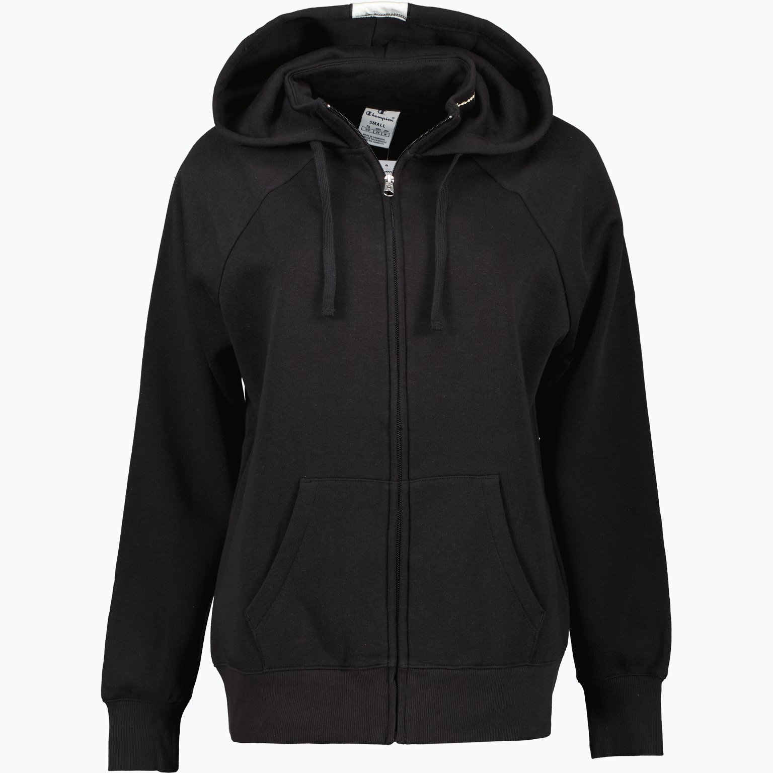 Champion Sweatshirt Full Zip W huvtröja Svart