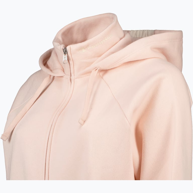 Champion Sweatshirt Full Zip W huvtröja Rosa