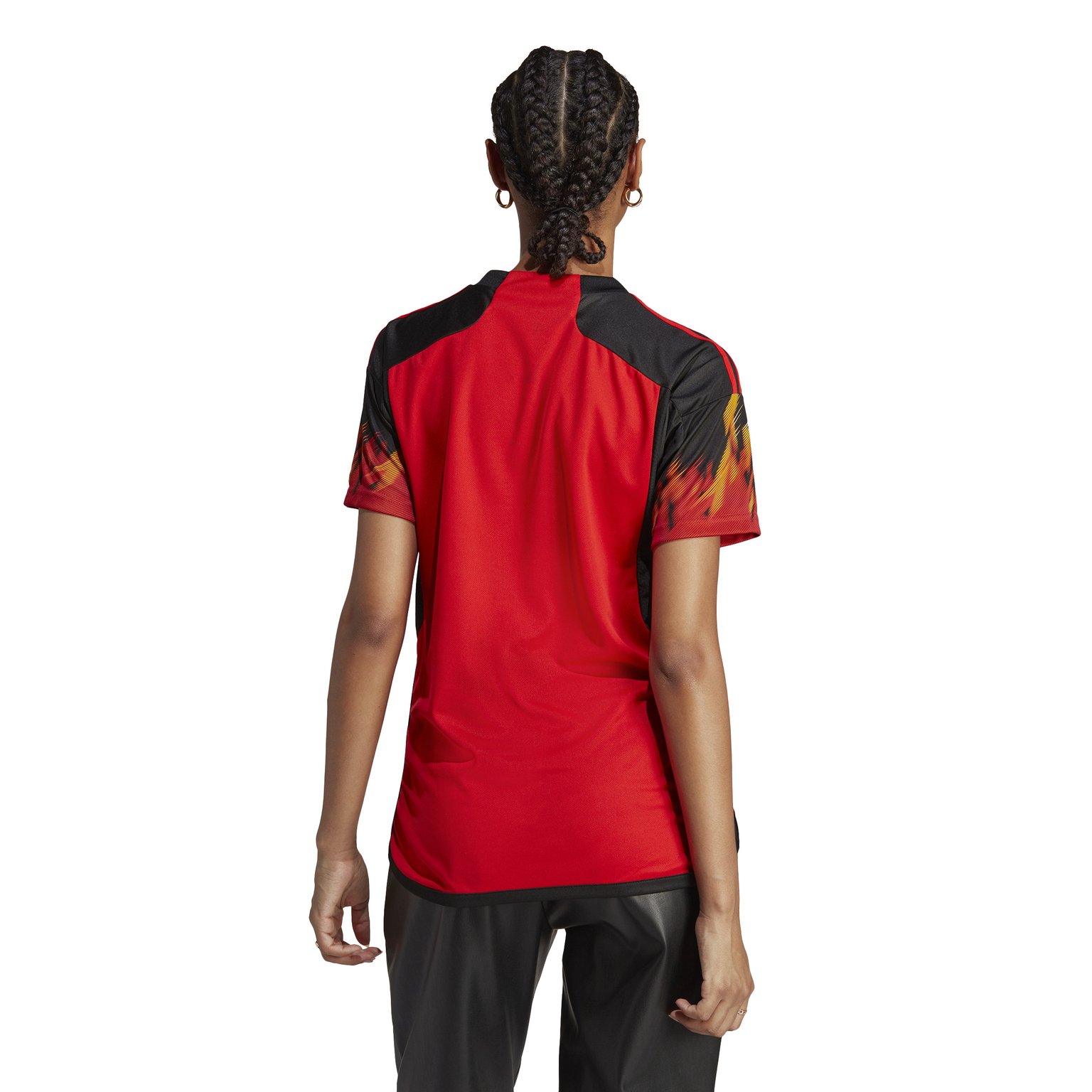 adidas Belgien 22 Home W Matchtröja Röd