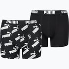 färgalternativ för Svart Puma AOP JR 2-pack kalsonger