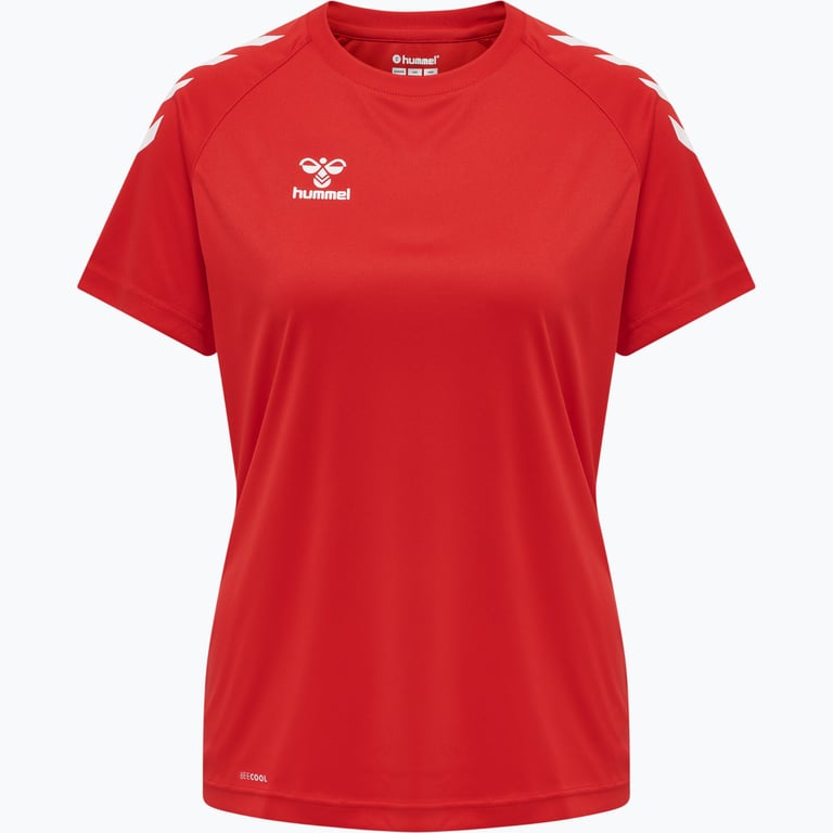 Hummel Core XK Poly Core SS W T-shirt Röd