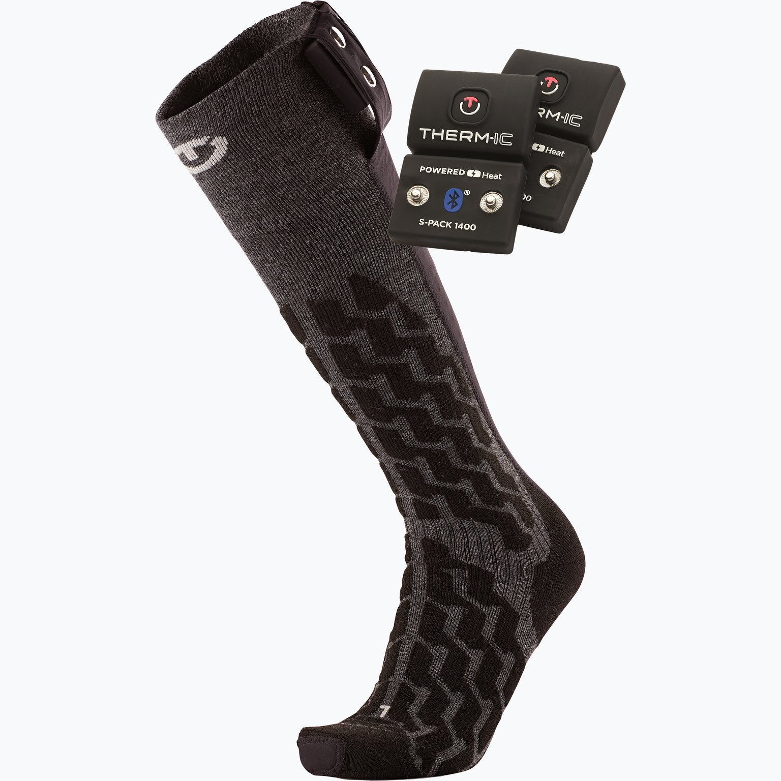 Thermic Powersock Set Fusion Uni + S1400 BT värmestrumpor Svart