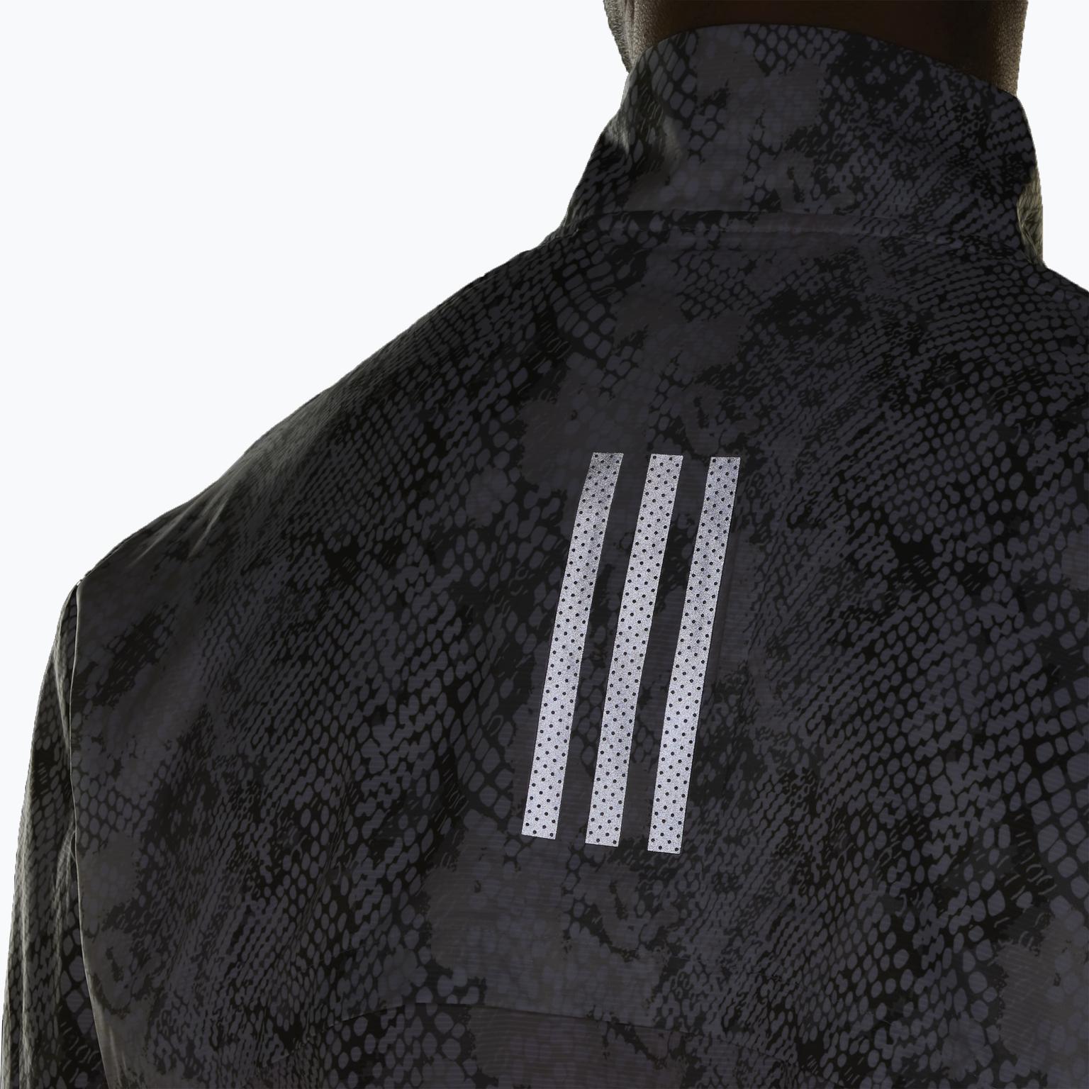 adidas Marathon Print M träningsjacka Vit
