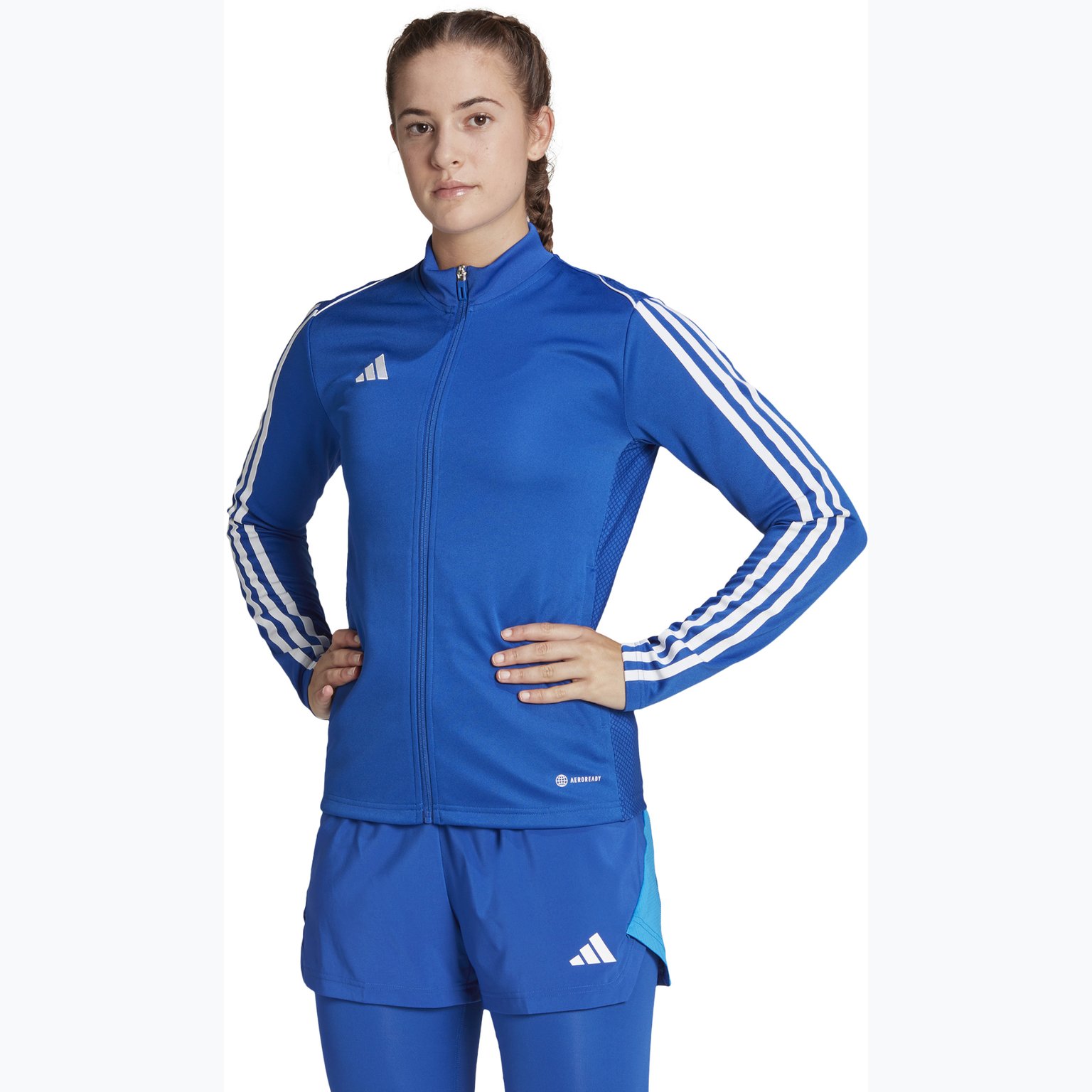 adidas Tiro23 L W Träningsjacka Blå