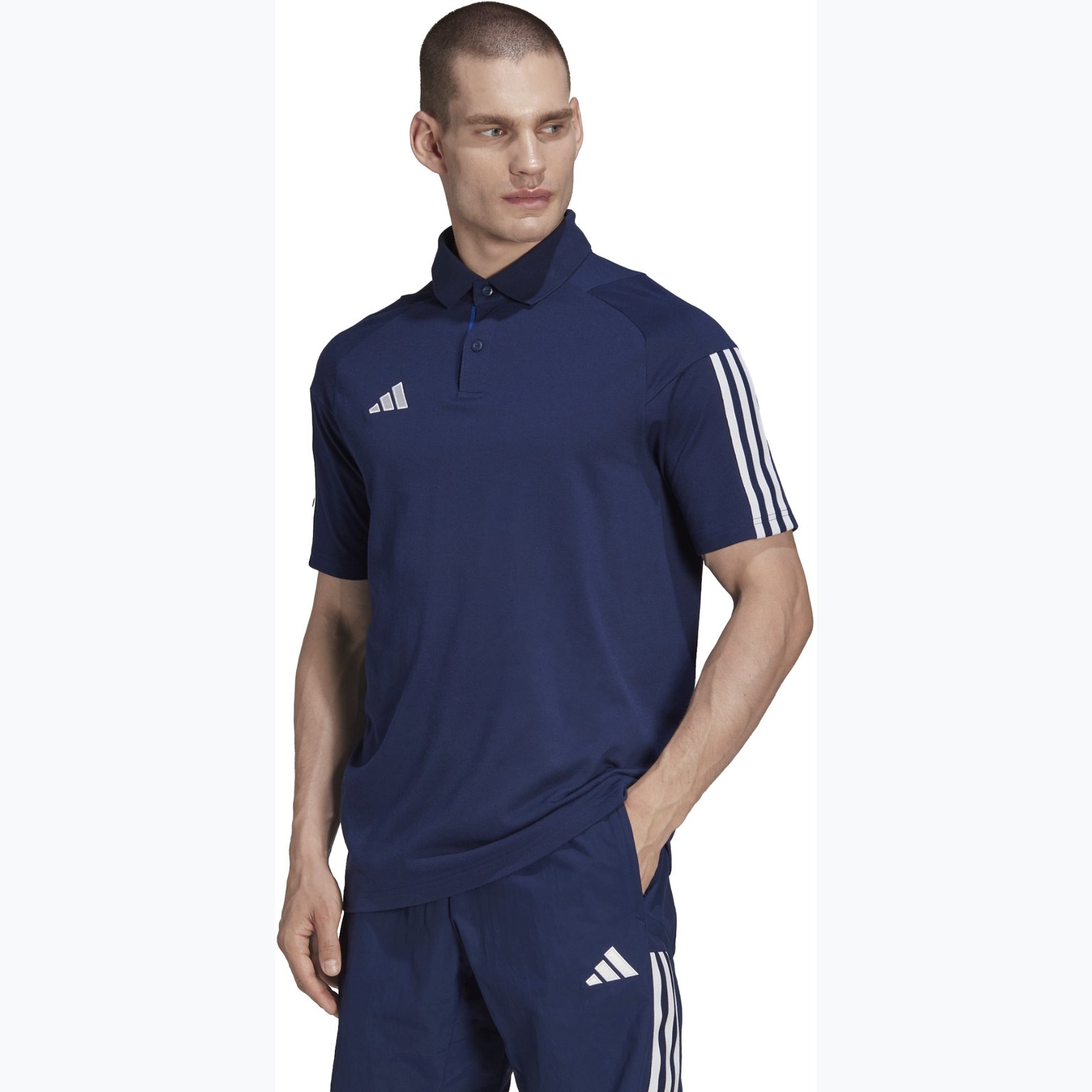 adidas Tiro23 Piké Blå