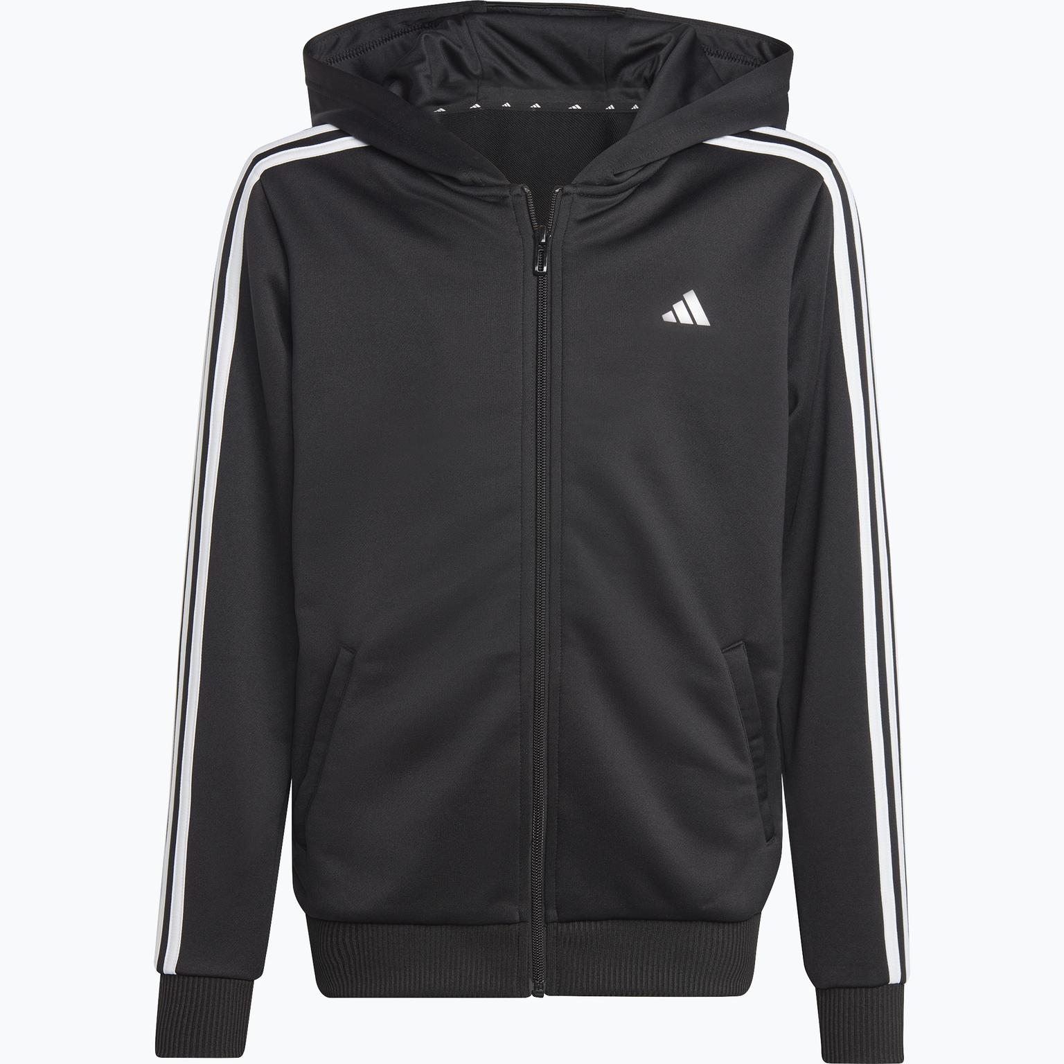 adidas Train Essentials 3-Stripe JR träningströja Svart