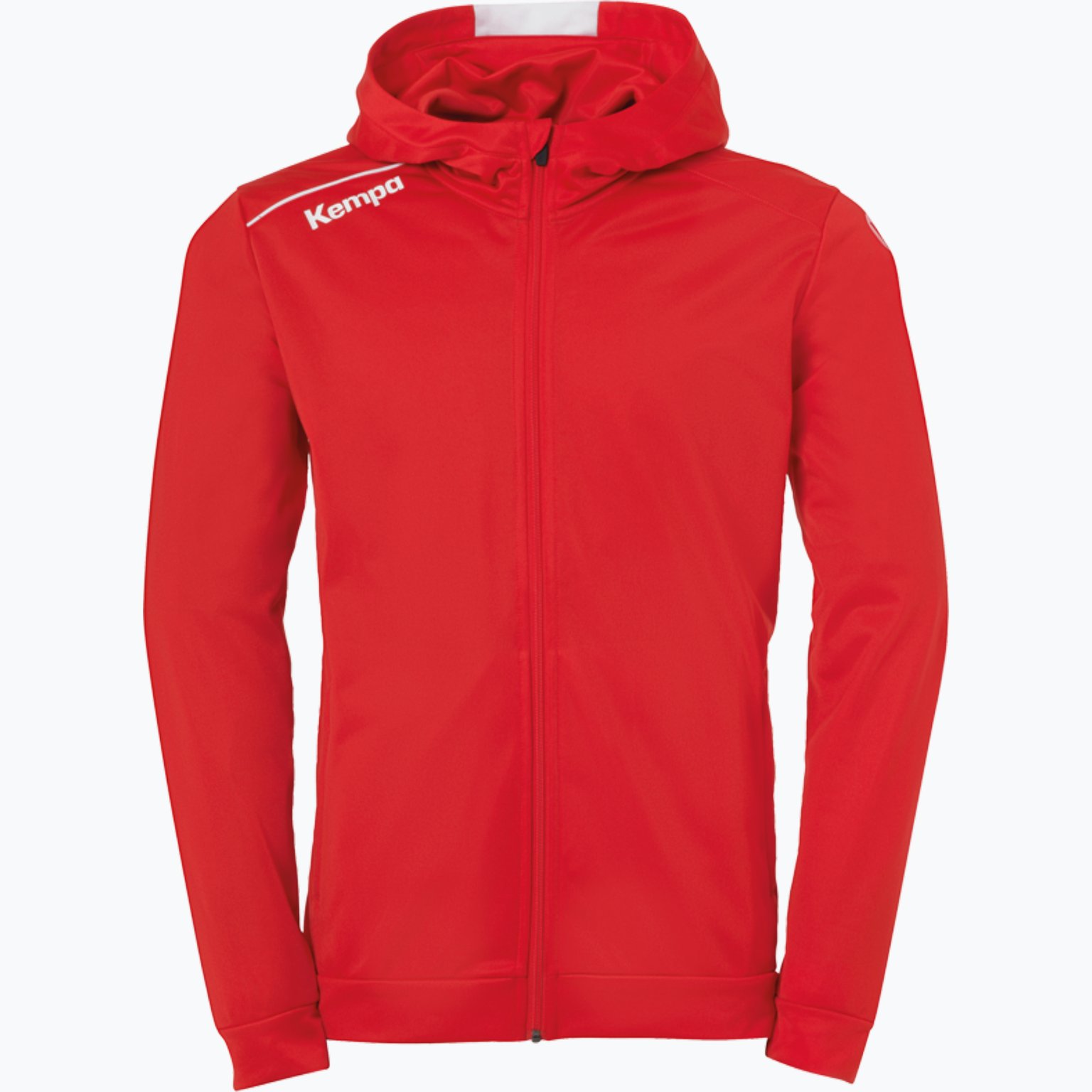 Kempa Player Hood Jr Jacket Röd