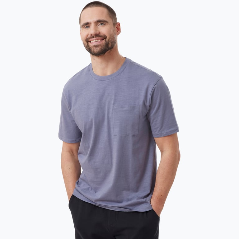 Firefly Solid Slub M t-shirt Blå