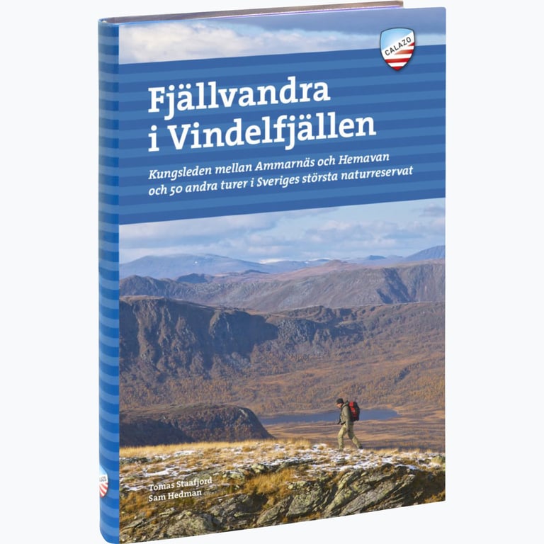 Calazo Fjällvandra i Vindelfjällen 2:a uppl guidebok Flerfärgad