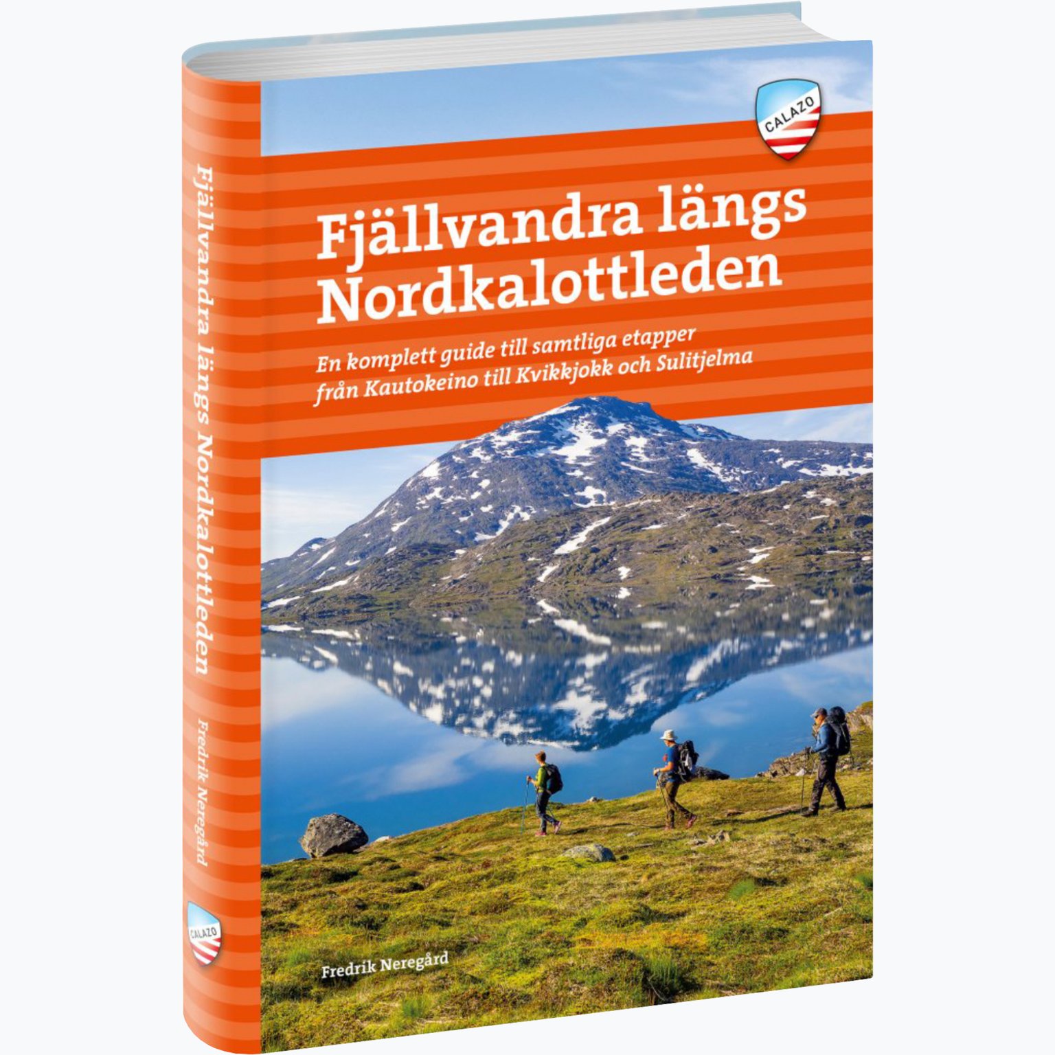 Calazo Fjällvandra längs Nordkalottleden guidebok Flerfärgad