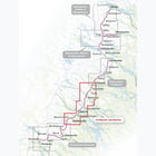 förhandsvisning ikon 2 för Calazo Kungsleden: Kvikkjokk - Adolfström 1:50 000 karta Vit