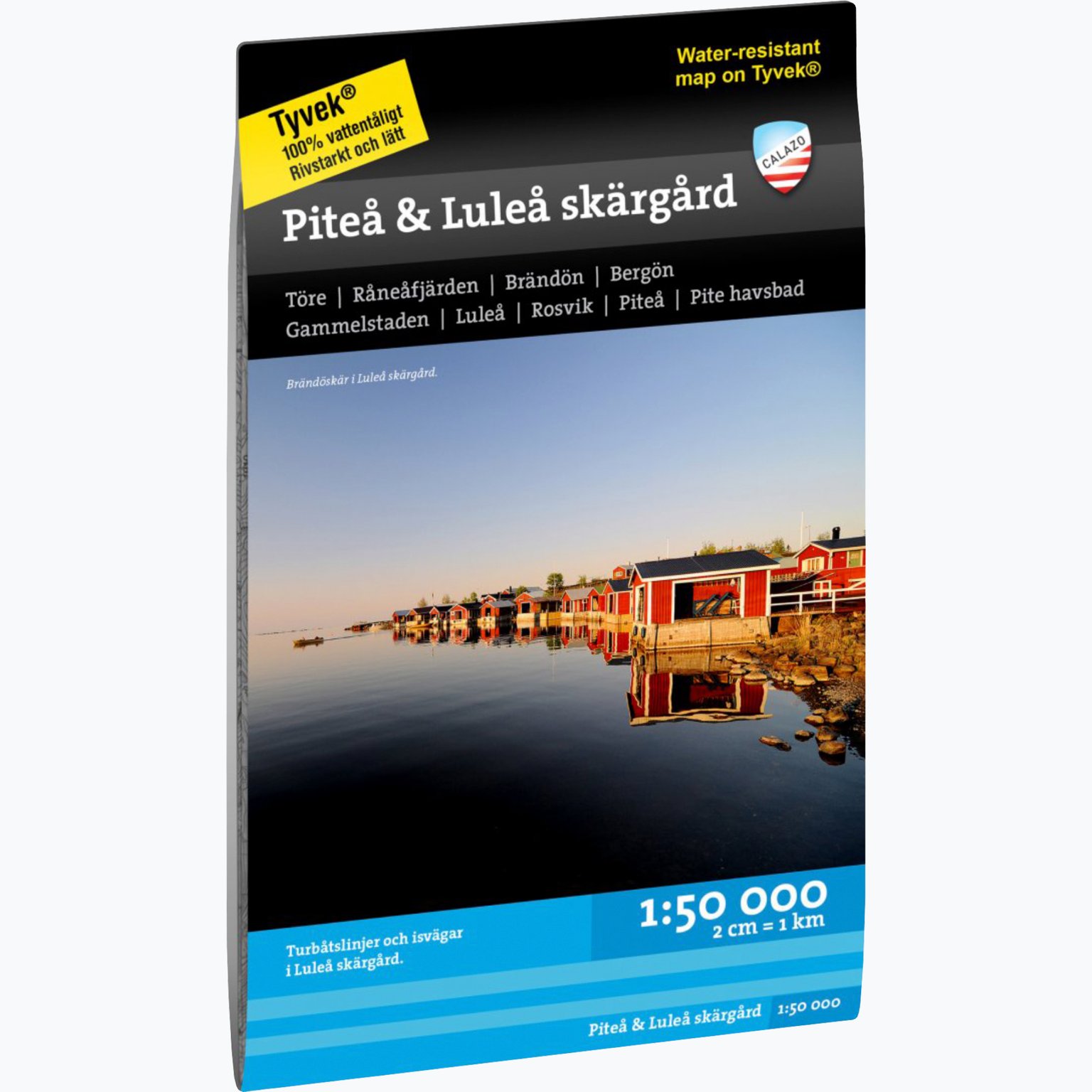 Calazo Luleå & Piteå Skärgård 1:50 000 karta Vit