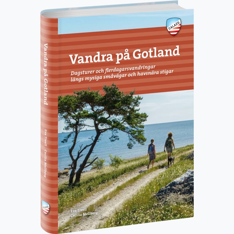 Calazo Vandra på Gotland 2:d uppl guidebok Flerfärgad